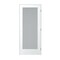 Trimlite Primed 1Lite Satin Etch Tempered Glass Interior French 71/4" LH Prehung Door Black Hinges 3068pri1501SATTLH1D714 - alternate 1
